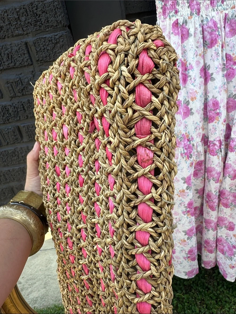 Vintage spacious woven
